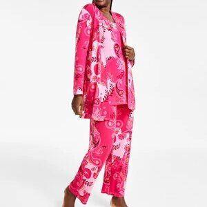 JM Collection Women's Printed Open Front Cardigan - XL Petite NWT